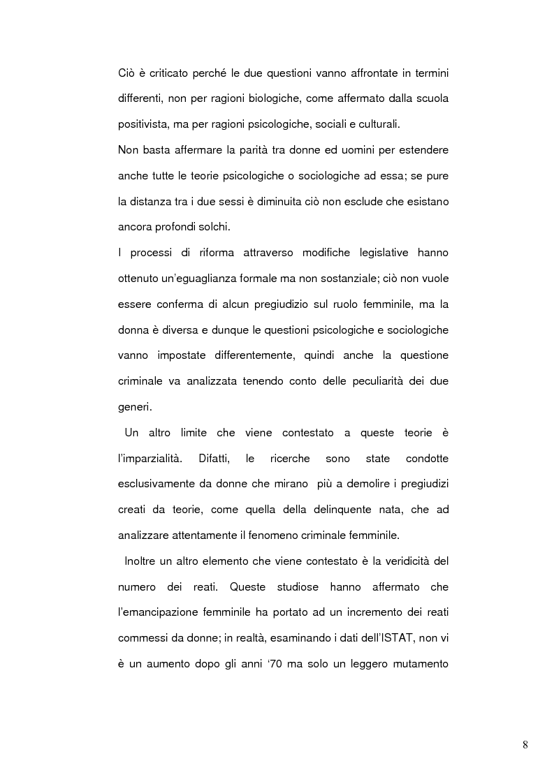 Anteprima della tesi: Donne e mafia, Pagina 7