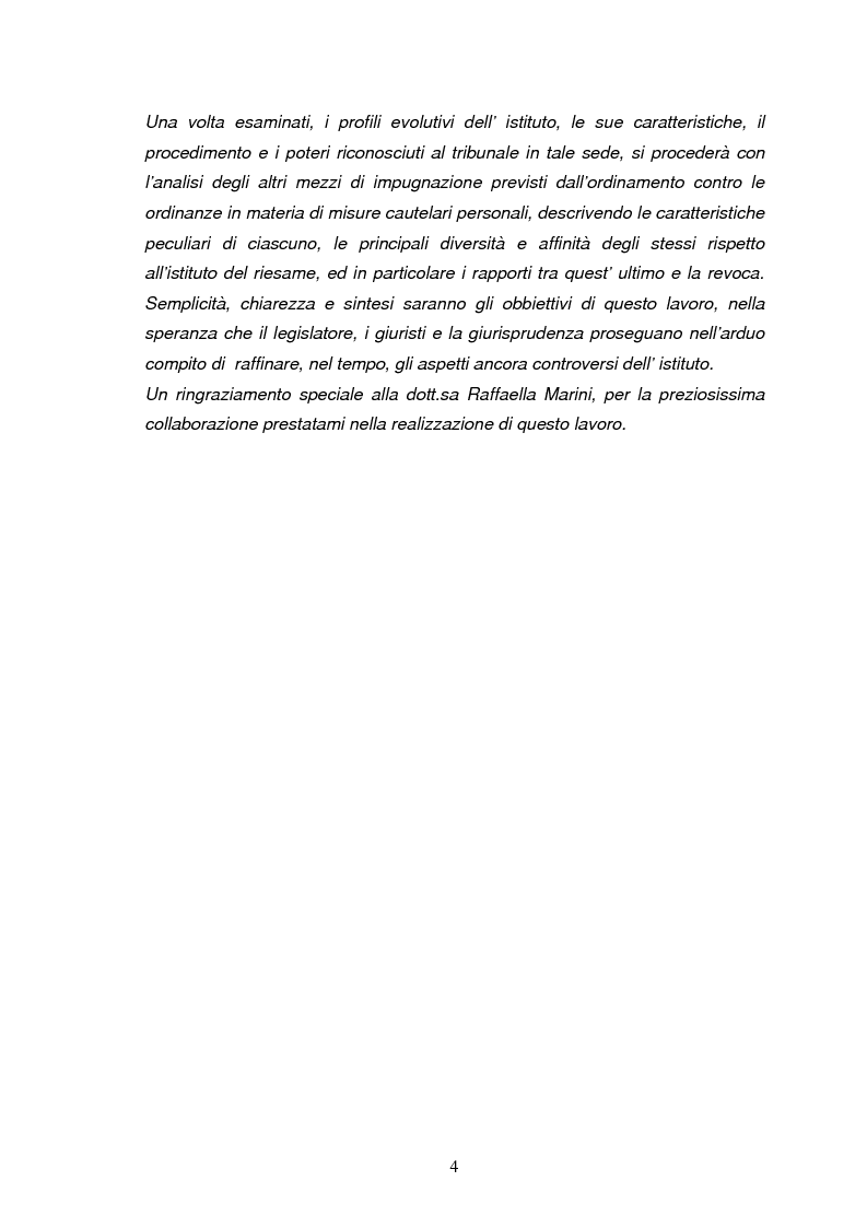 Anteprima della tesi: Il tribunale del riesame, Pagina 2