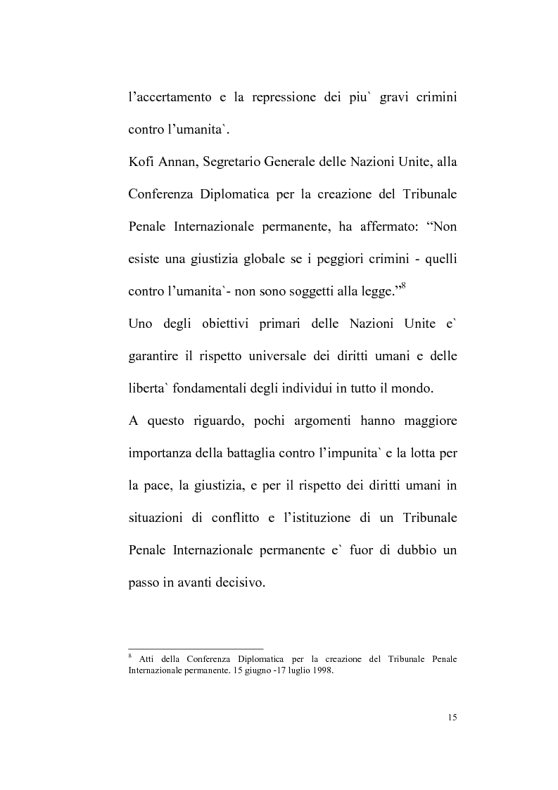 Anteprima della tesi: Il Tribunale Penale Internazionale, Pagina 11