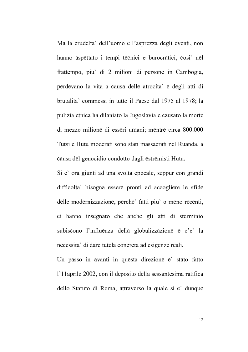 Anteprima della tesi: Il Tribunale Penale Internazionale, Pagina 8