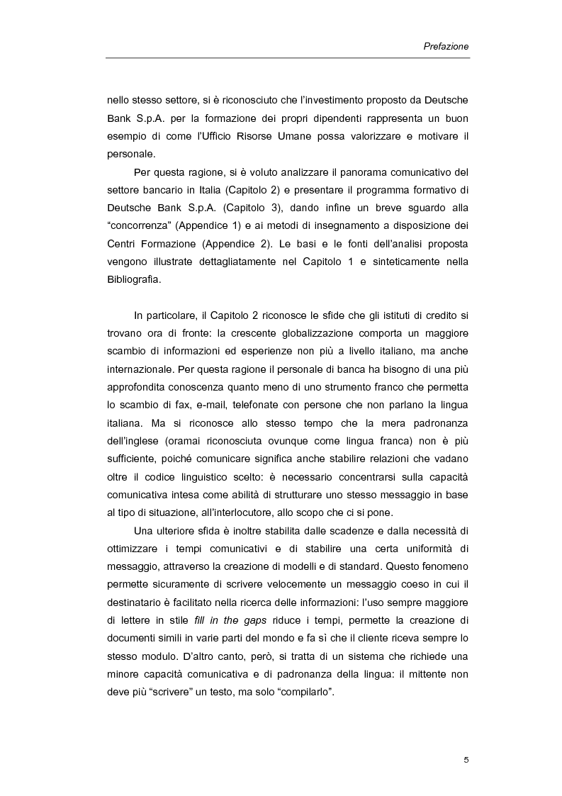 Anteprima della tesi: Mediazione linguistica e formazione in ambito bancario. Il caso Deutsche Bank., Pagina 2