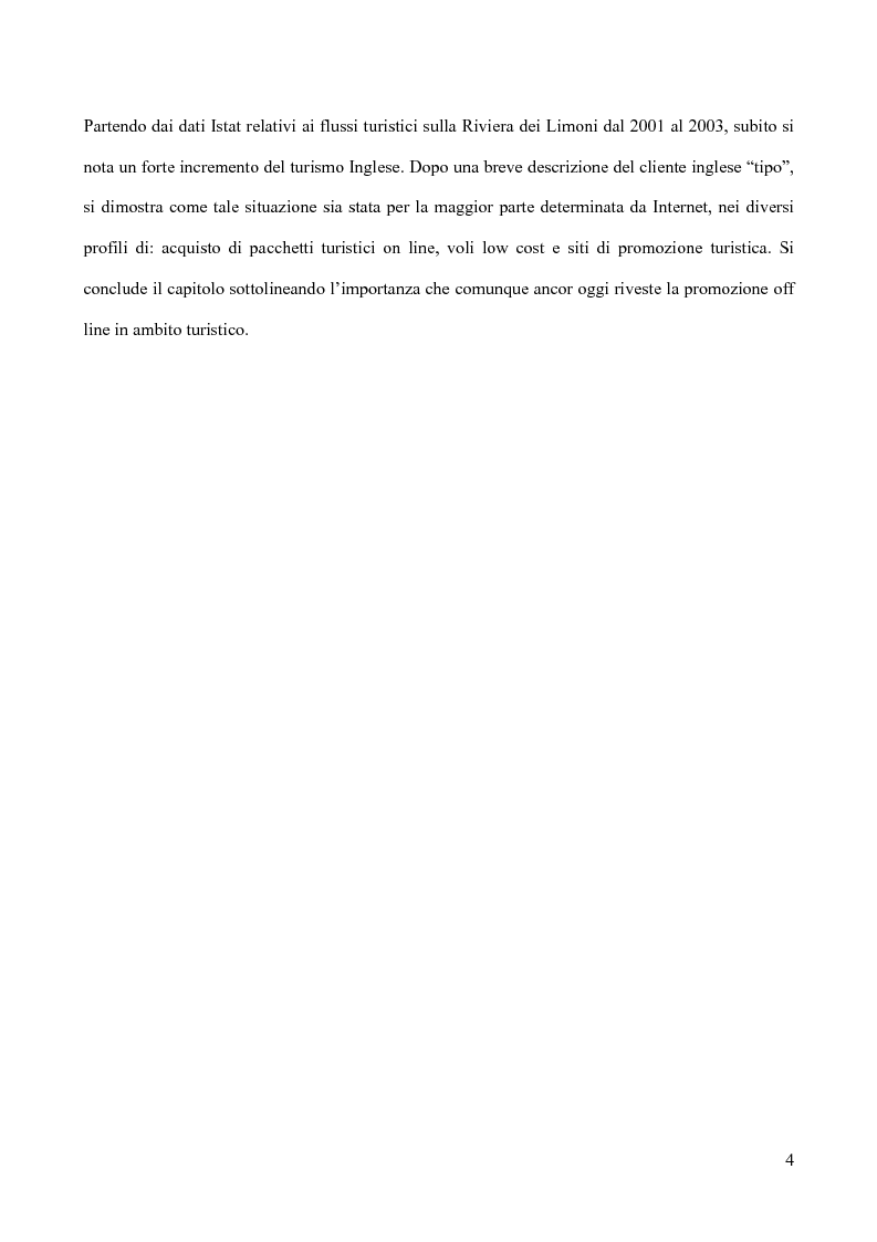Anteprima della tesi: La Riviera dei Limoni: impatto delle nuove tecnologie dell'informazione, Pagina 2