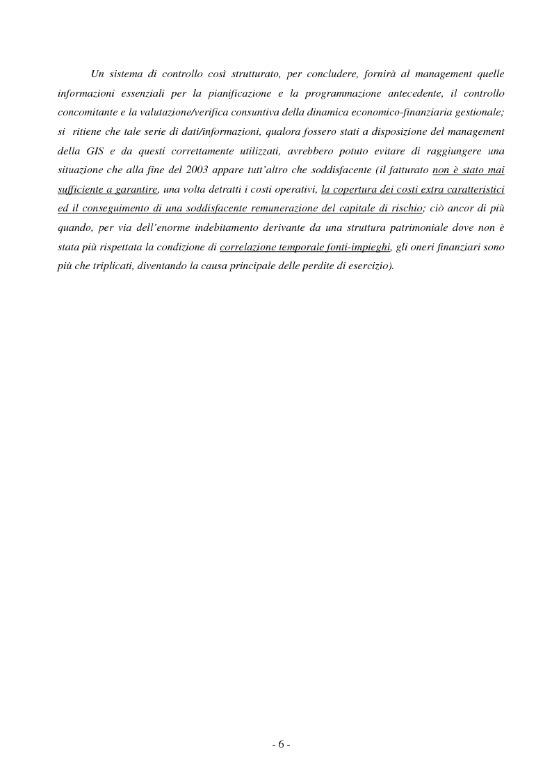 Anteprima della tesi: Il controllo di gestione nelle PMI: il caso GIS S.p.A., Pagina 6