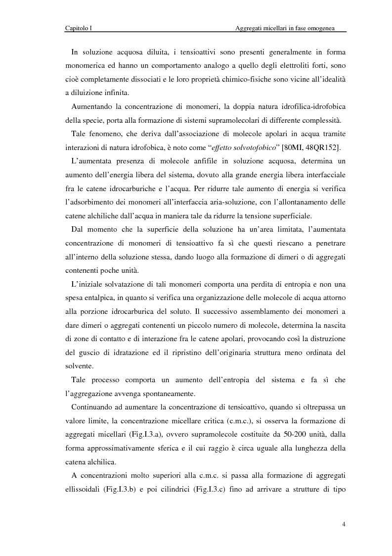 Anteprima della tesi: Effetto del sostituente e della temperatura sulla reazione di decarbossilazione del 6-Nitrobenzisossazolo-3-carbossilato in aggregato micellari acquosi, Pagina 4