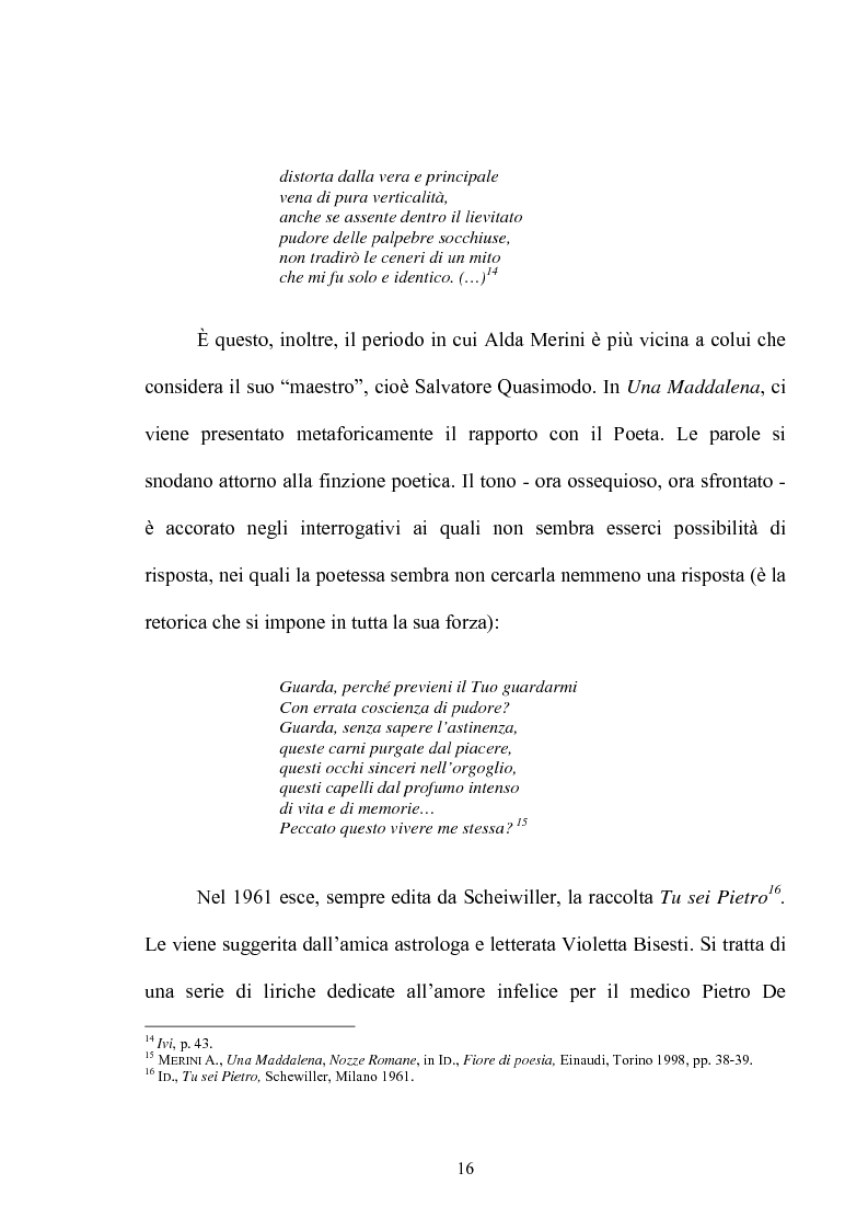 Anteprima della tesi: Il multiforme universo di Alda Merini. Temi e figure., Pagina 11