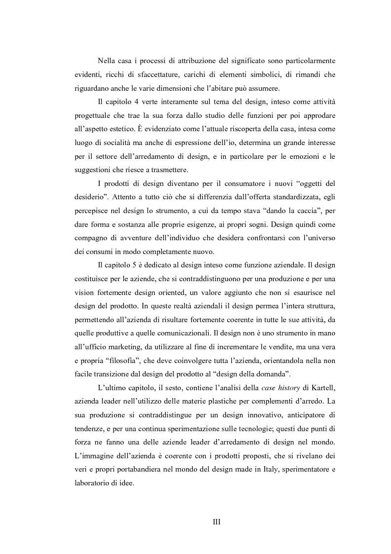 Anteprima della tesi: Il design nell'azienda, l'azienda nel design. Il caso Kartell., Pagina 3