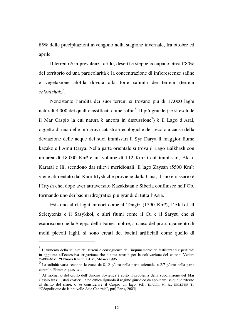 Anteprima della tesi: La transizione economica del Kazakistan, Pagina 7