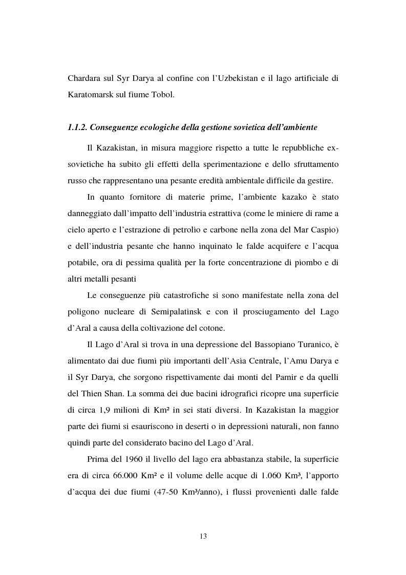 Anteprima della tesi: La transizione economica del Kazakistan, Pagina 8