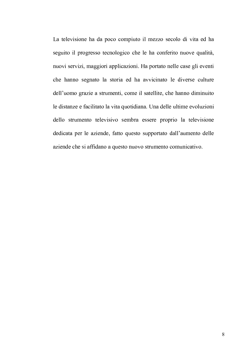 Anteprima della tesi: La TV Digitale per le imprese: il caso Telespazio, Pagina 6