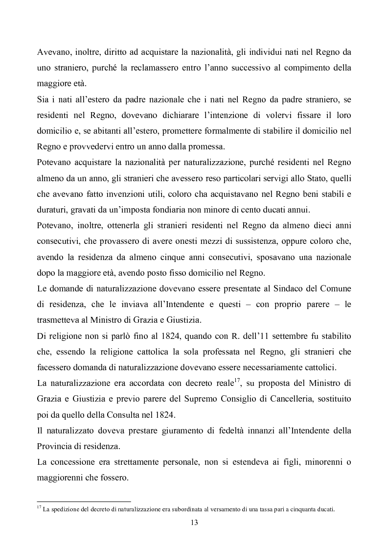Anteprima della tesi: Le istituzioni politiche ed amministrative nel Regno delle Due Sicilie dal 1815 al 1860, Pagina 10