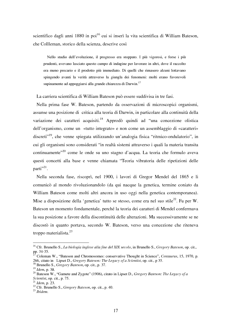 Anteprima della tesi: Forme amorfe in un campo vitale: i gruppi creativi nella vita e nel pensiero di Gregory Bateson, Pagina 7