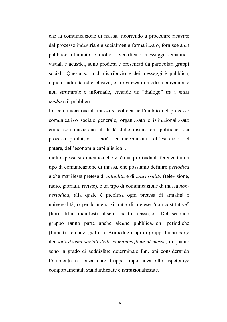 Anteprima della tesi: L'influenza dei mass media nella genesi dei disordini alimentari: anoressia e bulimia, Pagina 14