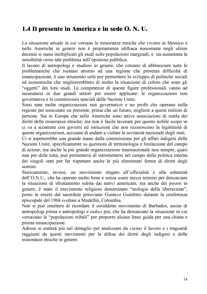 Anteprima della tesi: Identità e diritti delle minoranze etniche in Messico: la Costa Chica di Oaxaca e Guerrero, Pagina 10