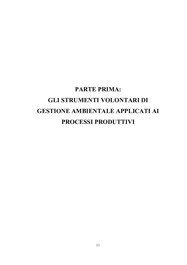 Anteprima della tesi: Studio sugli strumenti volontari di gestione ambientale: Analisi delle dichiarazioni ambientali EMAS relative a cicli di smaltimento dei rifiuti, Pagina 6