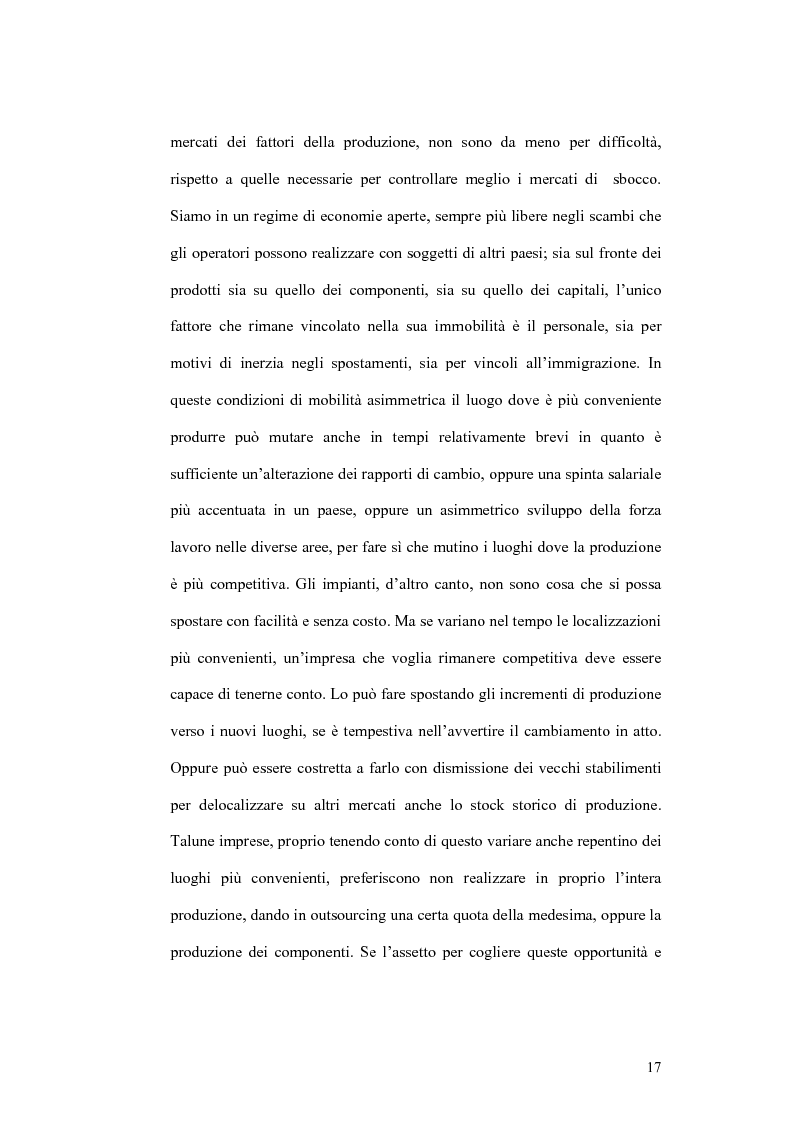 Anteprima della tesi: Il processo di localizzazione produttiva di un'impresa internazionale, Pagina 13