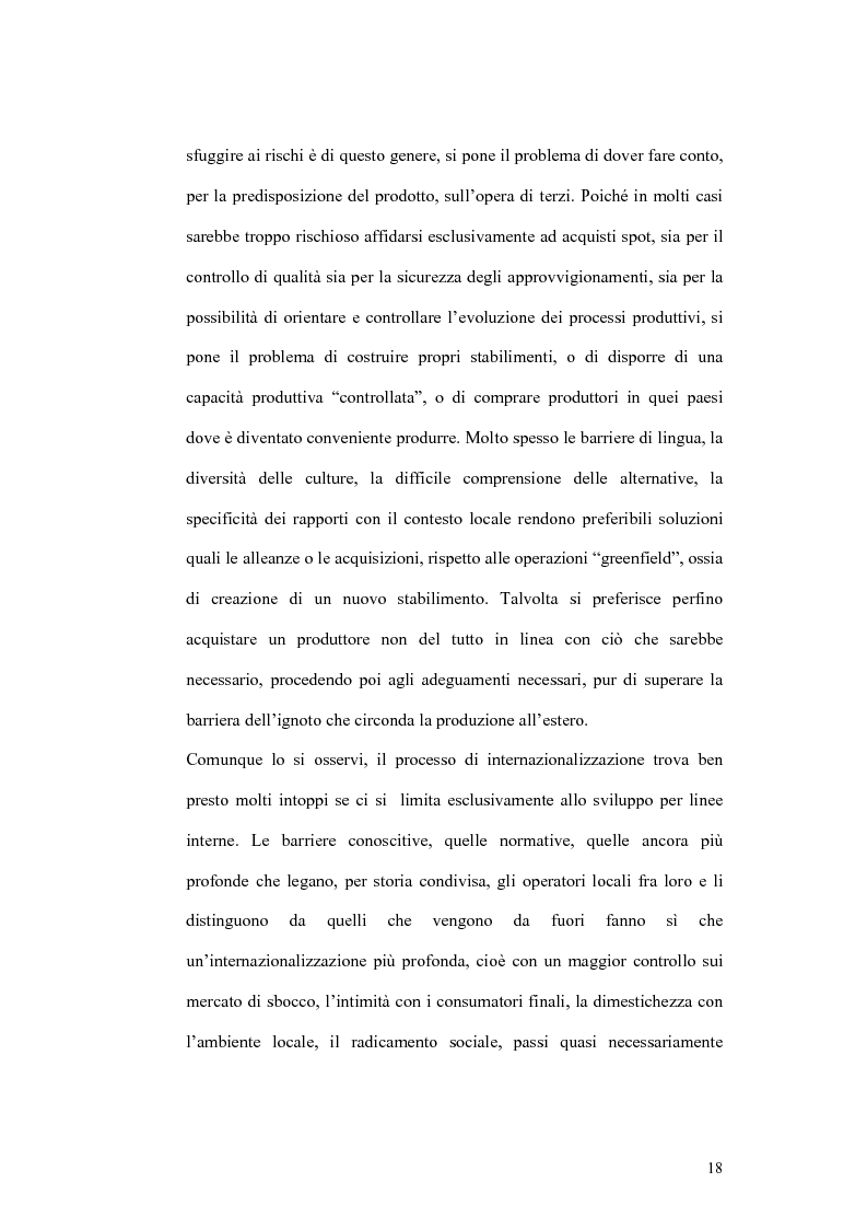 Anteprima della tesi: Il processo di localizzazione produttiva di un'impresa internazionale, Pagina 14