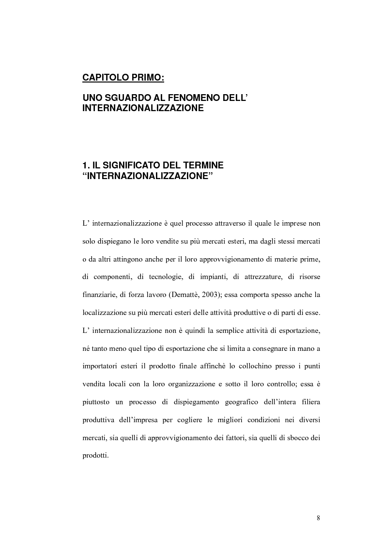 Anteprima della tesi: Il processo di localizzazione produttiva di un'impresa internazionale, Pagina 4