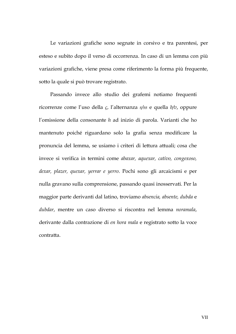 Anteprima della tesi: Rimario e lessico in rima delle poesie di Jorge Manrique, Pagina 7