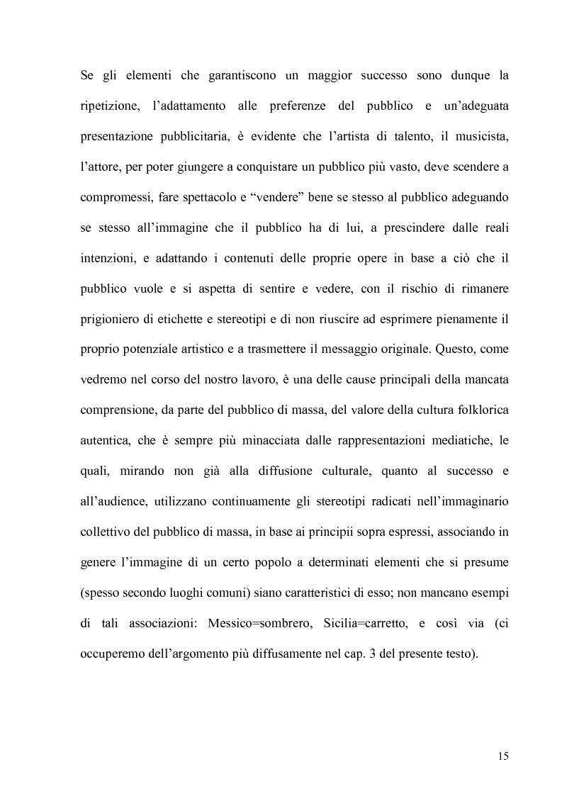 Anteprima della tesi: Folklore turistico e di ricerca: uno studio sulla percezione della nostra Isola, Pagina 12