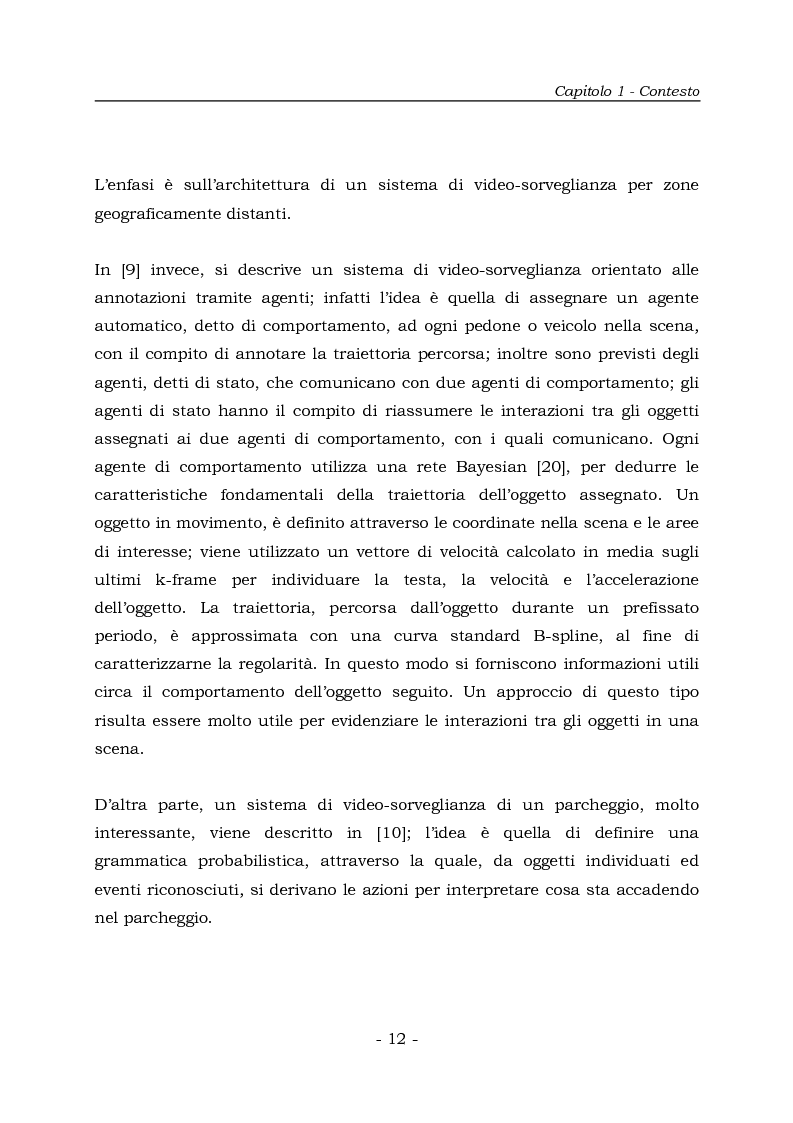 Anteprima della tesi: Analisi e Riconoscemento di traiettorie di oggetti mobili, Pagina 12