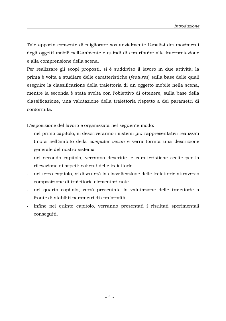 Anteprima della tesi: Analisi e Riconoscemento di traiettorie di oggetti mobili, Pagina 4