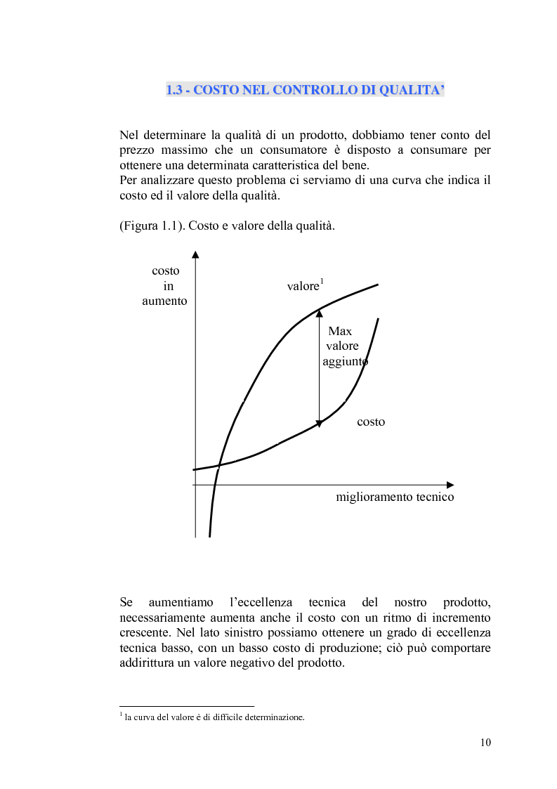 Anteprima della tesi: Il controllo statistico di qualità - il caso "So.Ge.Co.", Pagina 4
