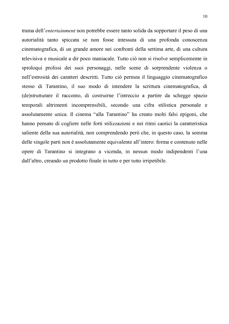 Anteprima della tesi: Quentin Tarantino, sceneggiatore: un caso anomalo nello studio system hollywoodiano, Pagina 7