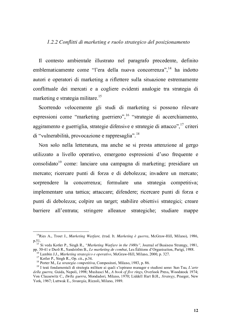 Anteprima della tesi: Il posizionamento strategico come driver competitivo, Pagina 9
