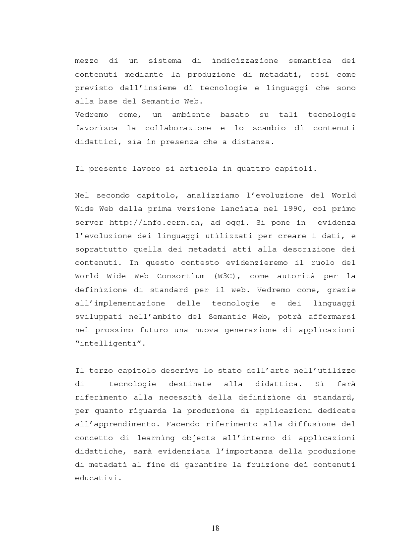 Anteprima della tesi: La catalogazione semantica dei contenuti didattici, Pagina 13