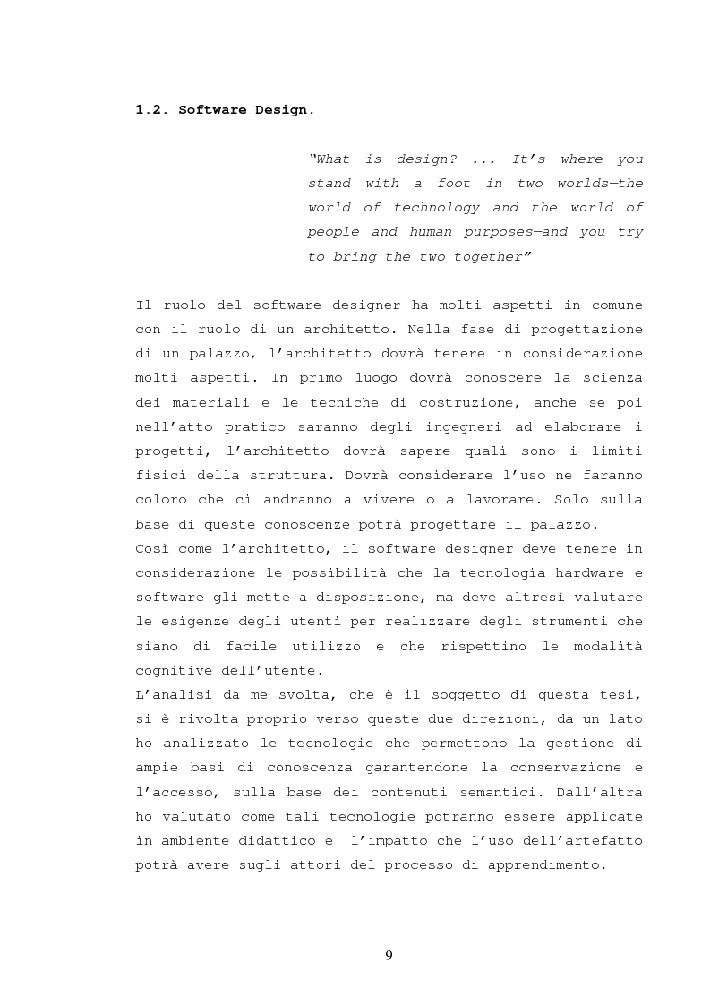 Anteprima della tesi: La catalogazione semantica dei contenuti didattici, Pagina 4