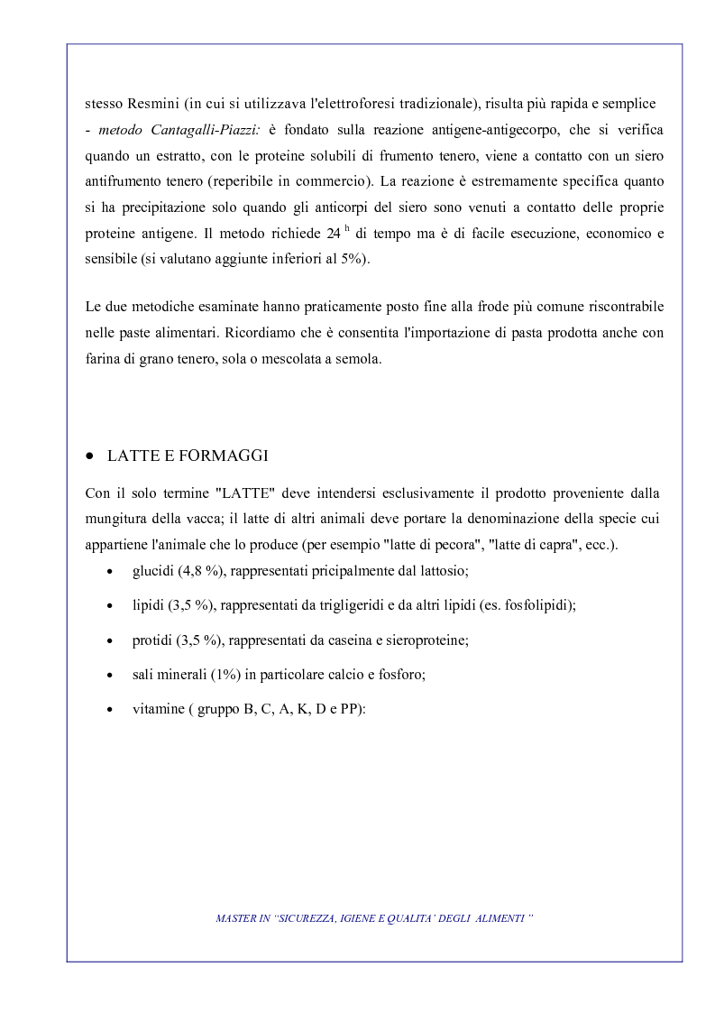 Anteprima della tesi: L'attività di controllo nelle frodi alimentari: aspetti analitici e gestionali, Pagina 7