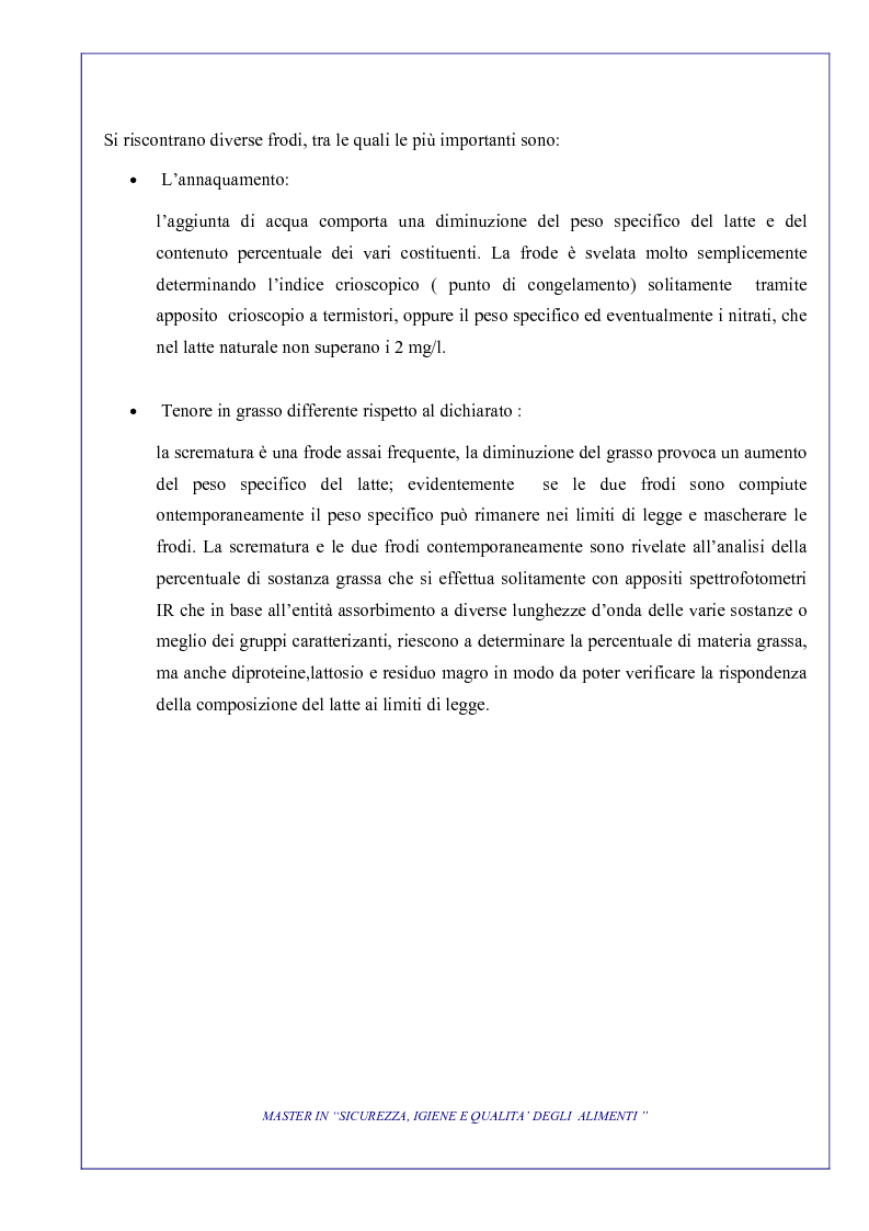 Anteprima della tesi: L'attività di controllo nelle frodi alimentari: aspetti analitici e gestionali, Pagina 8