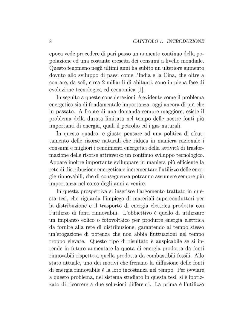 Anteprima della tesi: Utilizzo della Tecnologia Superconduttiva per la Connessione di Generatori Eolici alla Rete di Trasmissione in Corrente Alternata., Pagina 2