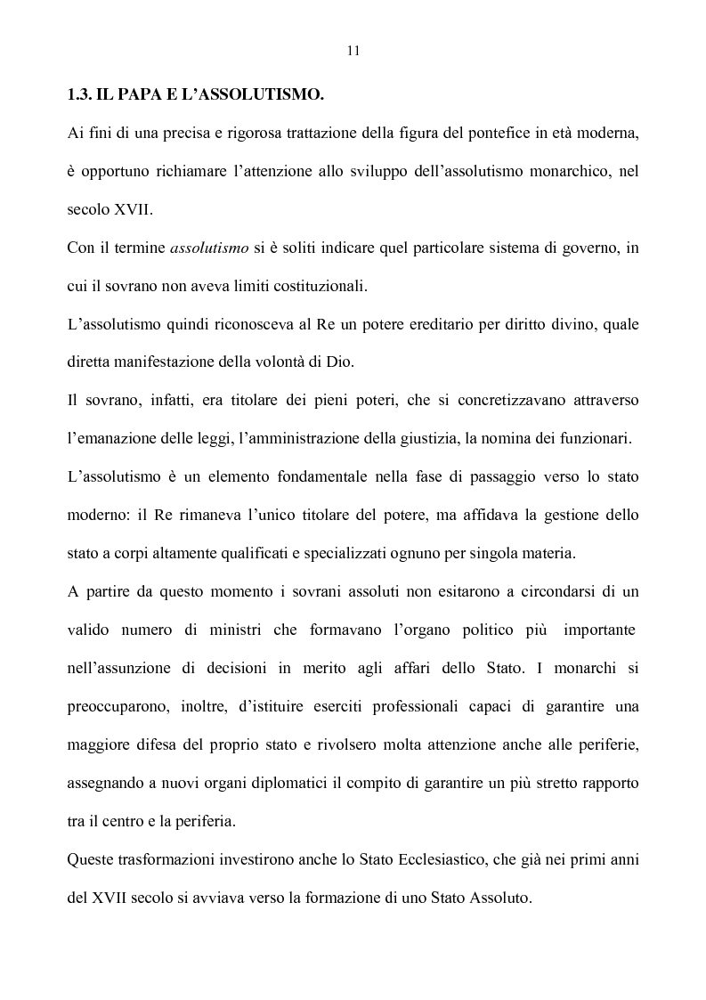 Anteprima della tesi: Benevento tra Stato della Chiesa e Regno di Napoli: politica e amministrazione nel XVII secolo, Pagina 11