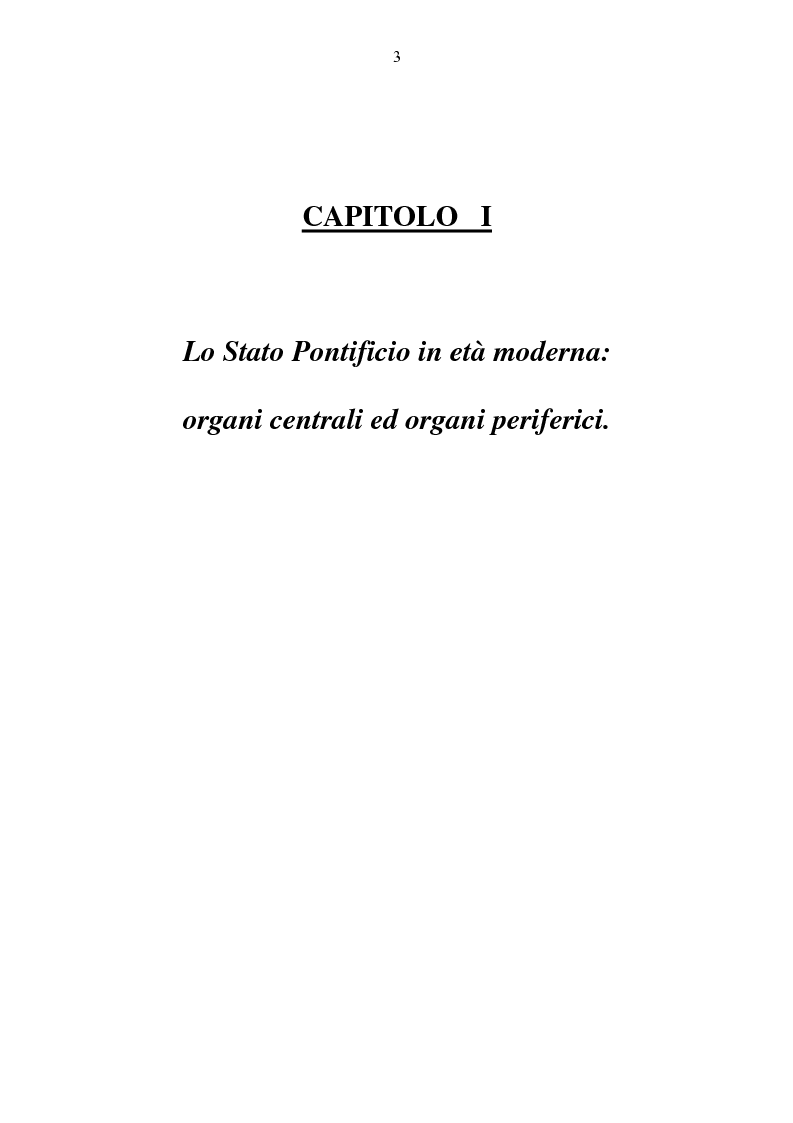 Anteprima della tesi: Benevento tra Stato della Chiesa e Regno di Napoli: politica e amministrazione nel XVII secolo, Pagina 3