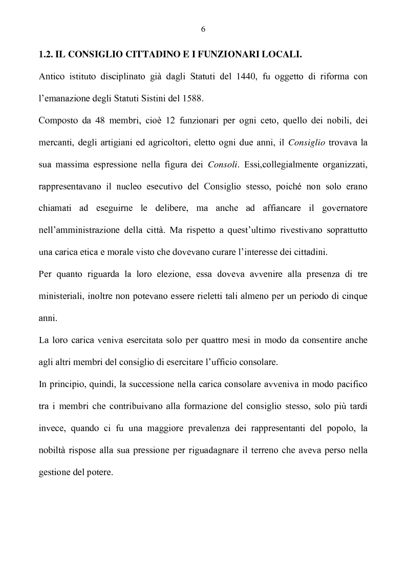 Anteprima della tesi: Benevento tra Stato della Chiesa e Regno di Napoli: politica e amministrazione nel XVII secolo, Pagina 6