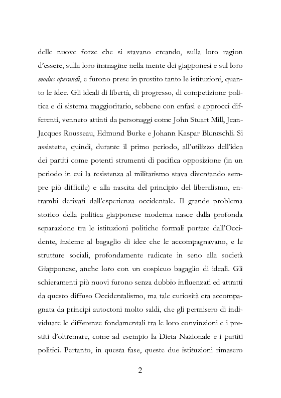 Anteprima della tesi: Democrazia Incompiuta: Analisi delle Difficoltà del Bipolarismo in Giappone, Pagina 11