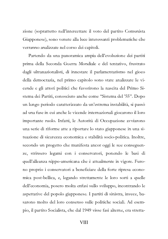 Anteprima della tesi: Democrazia Incompiuta: Analisi delle Difficoltà del Bipolarismo in Giappone, Pagina 4