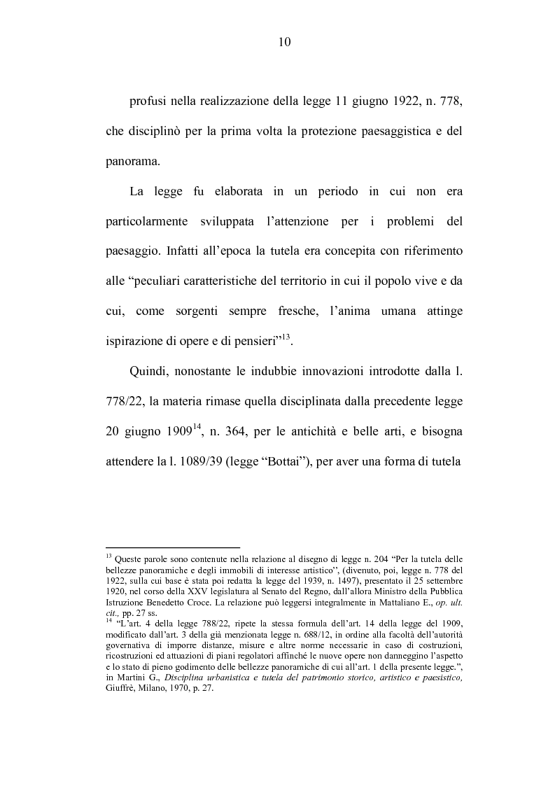 Anteprima della tesi: La tutela dei beni culturali e gli strumenti di pianificazione urbanistica, Pagina 10