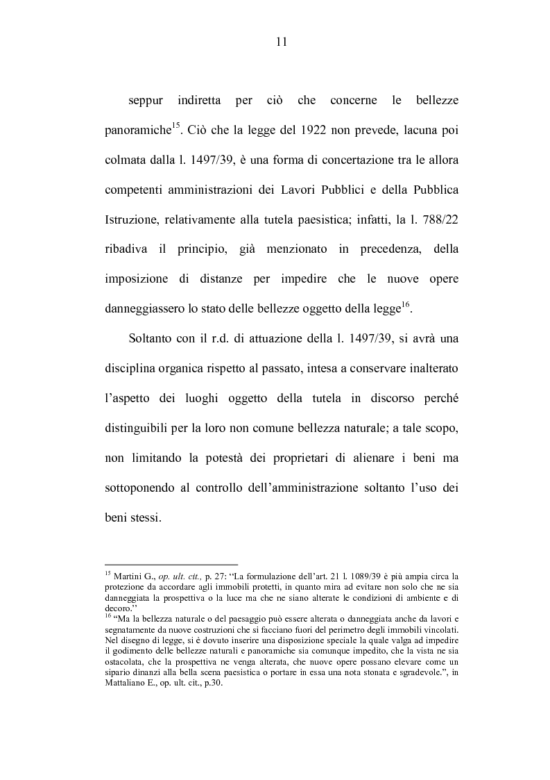 Anteprima della tesi: La tutela dei beni culturali e gli strumenti di pianificazione urbanistica, Pagina 11