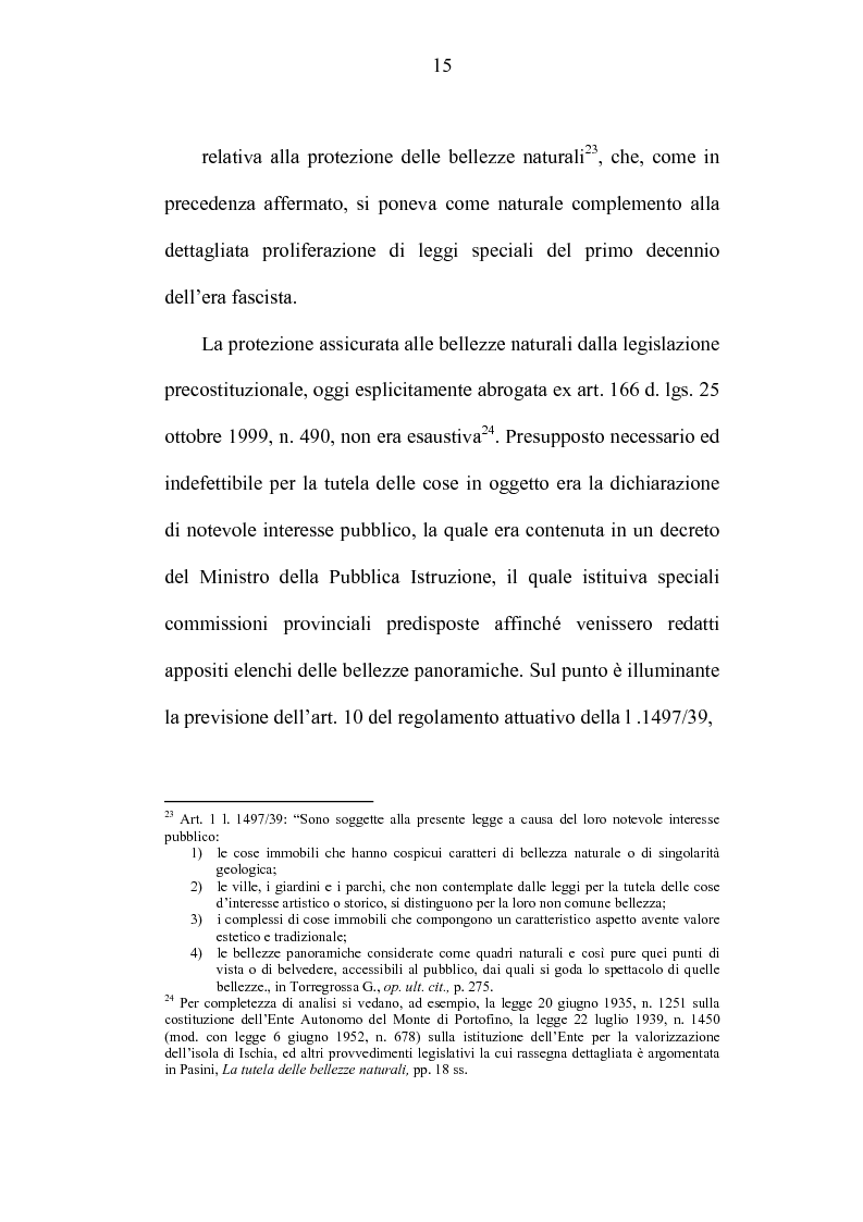 Anteprima della tesi: La tutela dei beni culturali e gli strumenti di pianificazione urbanistica, Pagina 15