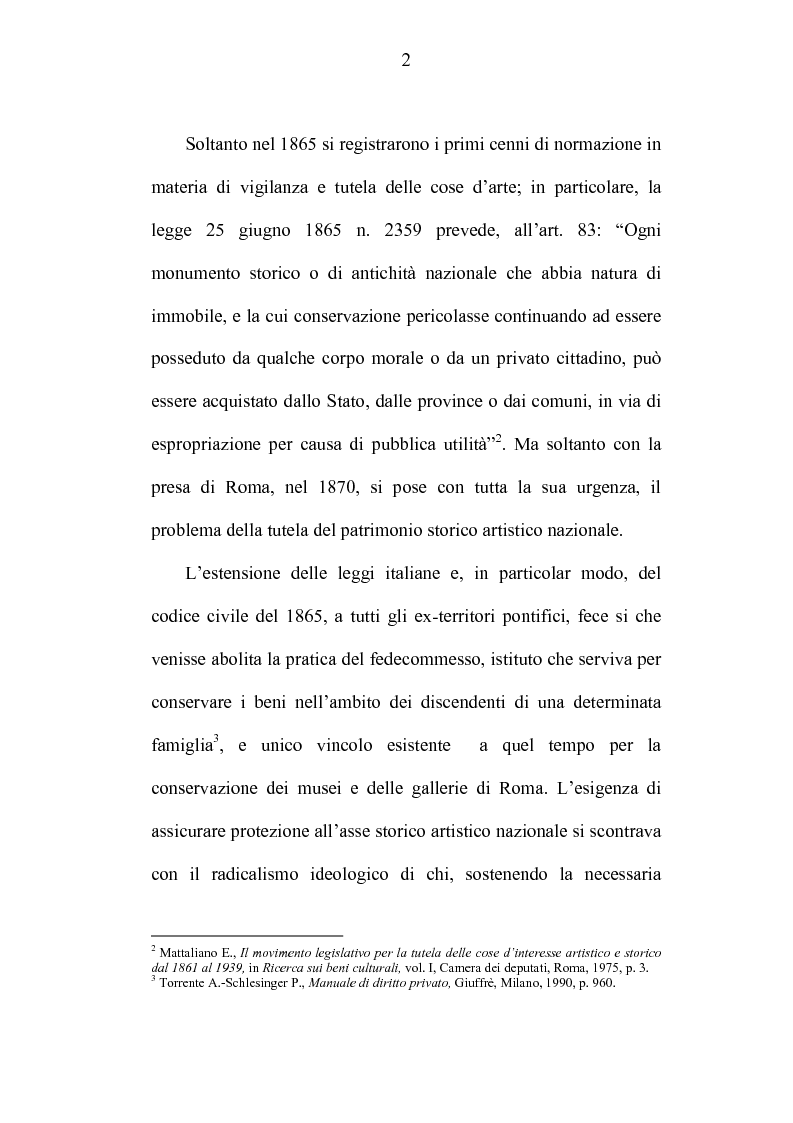 Anteprima della tesi: La tutela dei beni culturali e gli strumenti di pianificazione urbanistica, Pagina 2