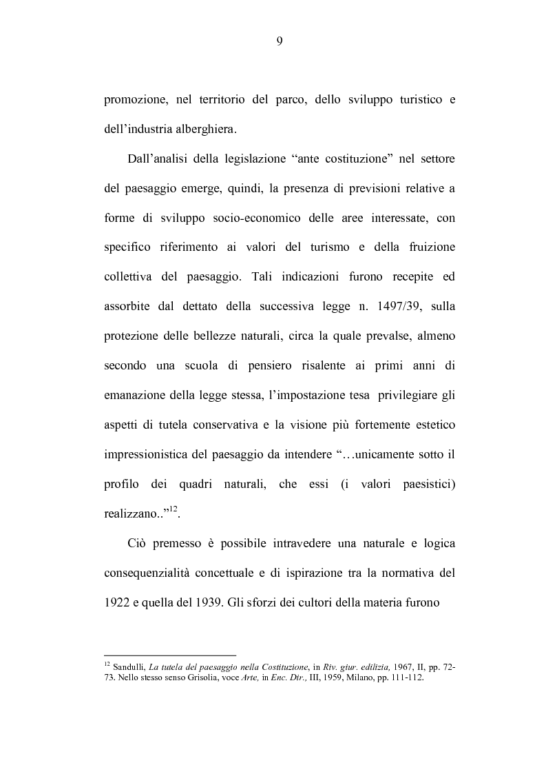 Anteprima della tesi: La tutela dei beni culturali e gli strumenti di pianificazione urbanistica, Pagina 9