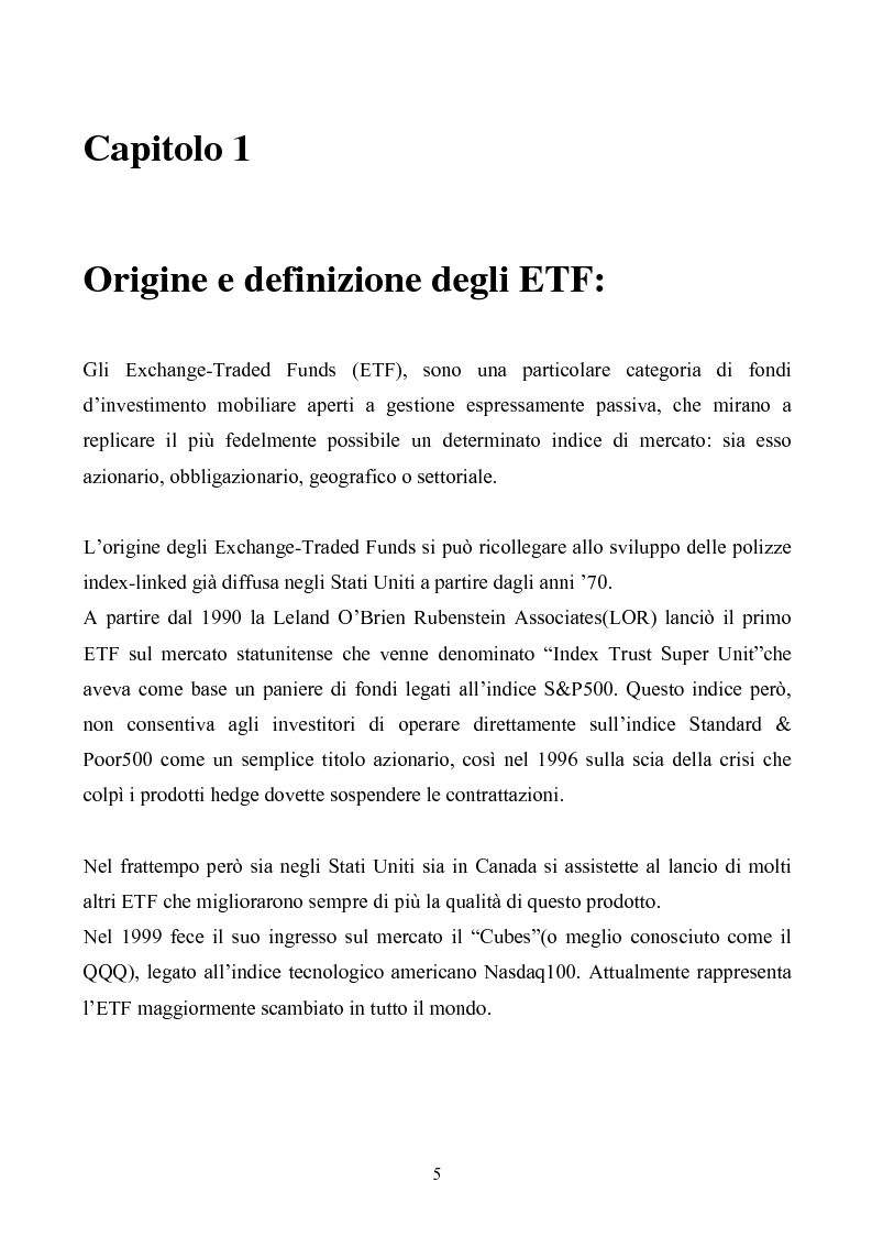 Anteprima della tesi: ETF-fondi a gestione passiva, Pagina 3