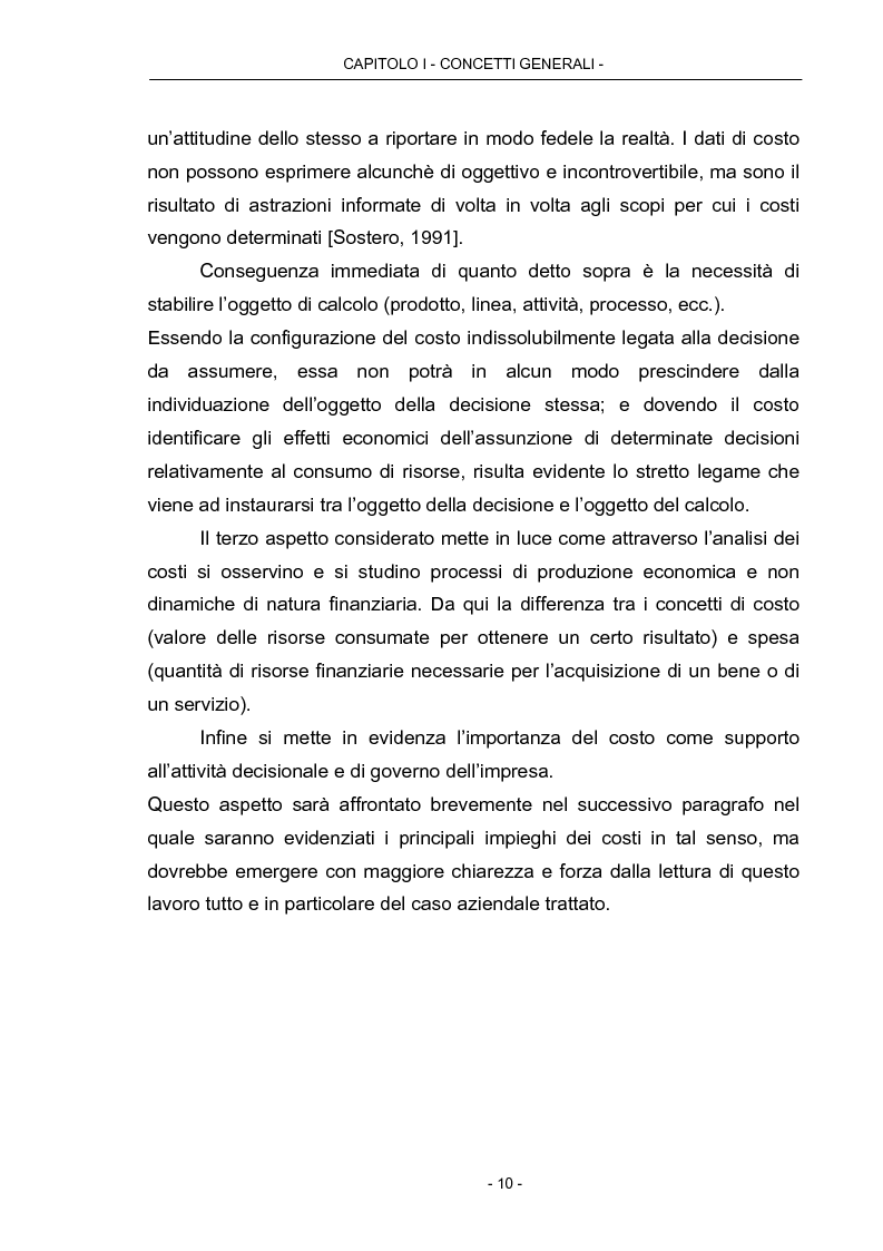Anteprima della tesi: Cost Management: il caso Beta Plastics, Pagina 10