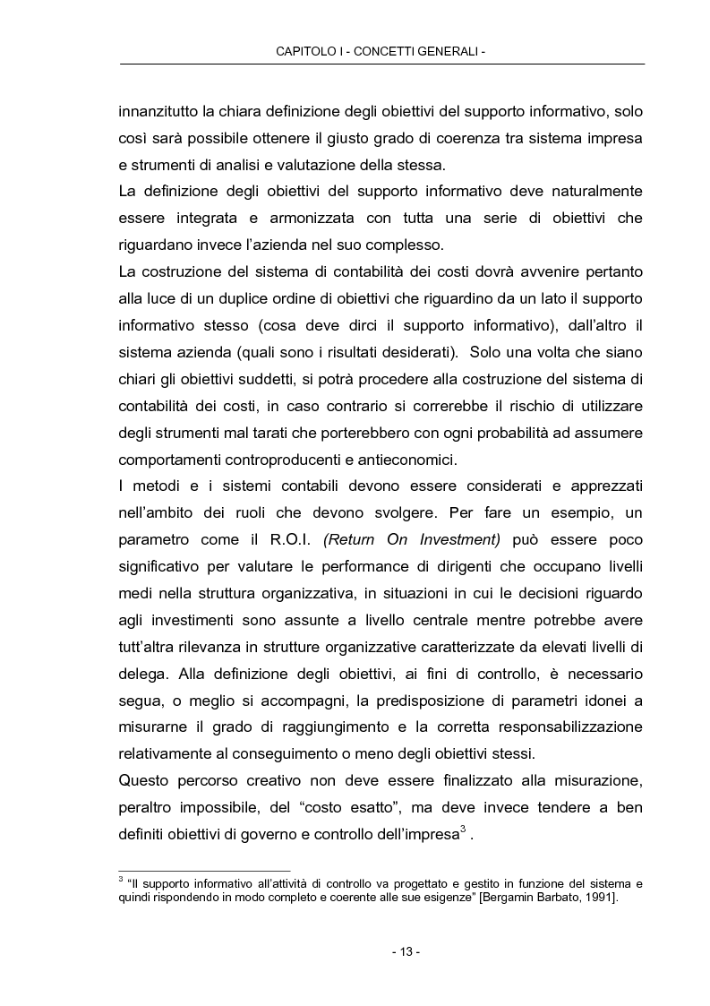 Anteprima della tesi: Cost Management: il caso Beta Plastics, Pagina 13
