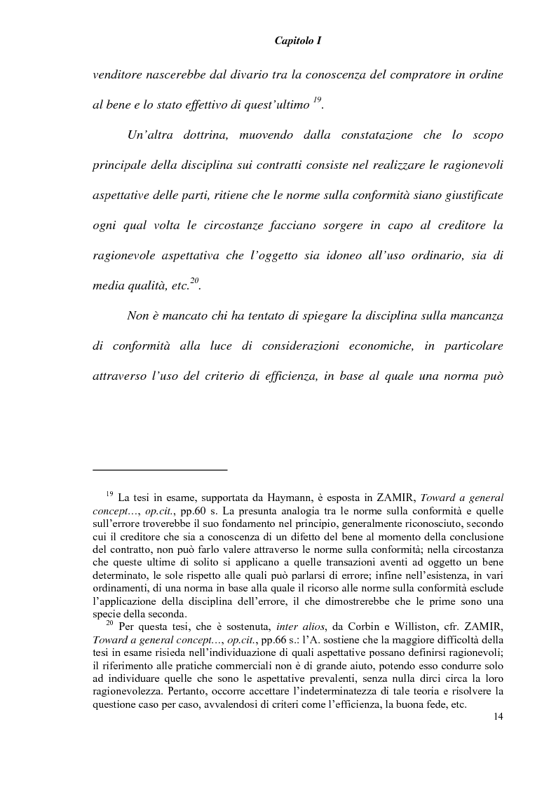 Anteprima della tesi: L' obbligazione di conformità dei beni nella compravendita internazionale, Pagina 16