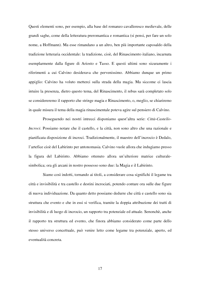 Anteprima della tesi: L'ultima produzione di Italo Calvino. Progetto ontologico e maschere semiotiche., Pagina 15