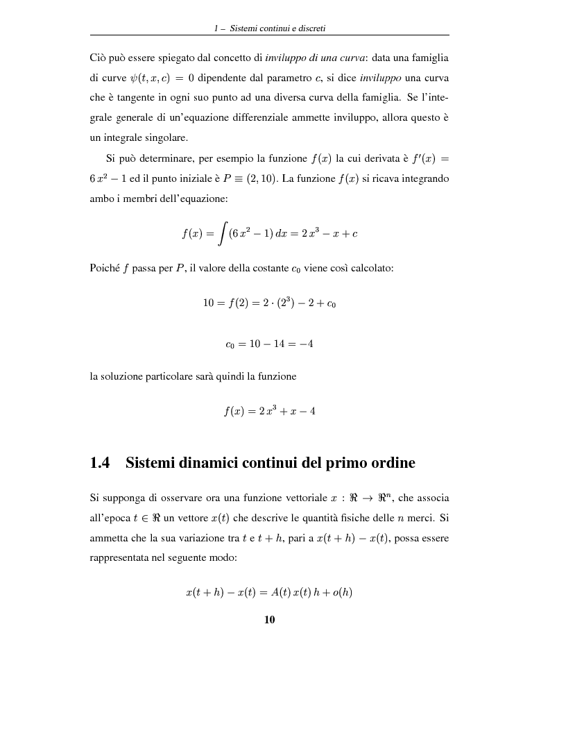 Anteprima della tesi: Sistemi dinamici: questioni di stabilità ed applicazioni economiche, Pagina 13