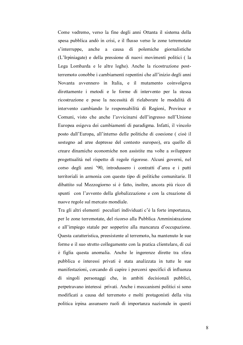 Anteprima della tesi: Irpinia storia e memoria del terremoto, Pagina 5